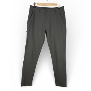 BYLT Everyday Pant 2.0 Mens 33 Slim Fit Charcoal Grey Performance Chino EDAY2